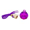 15ml Rose Red Glass Bottle with Bamboo Cap