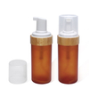 120ml Frosted Amber Plastic Foam Bottle