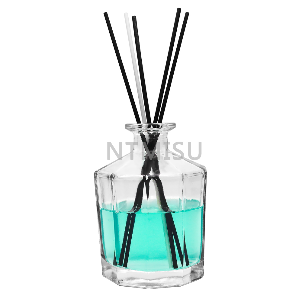 Irregular Shape Transparent 300ml Empty Perfume Glass Bottle
