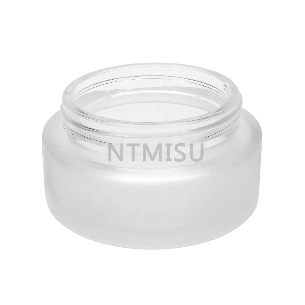100ml Clear Glass Cream Jar