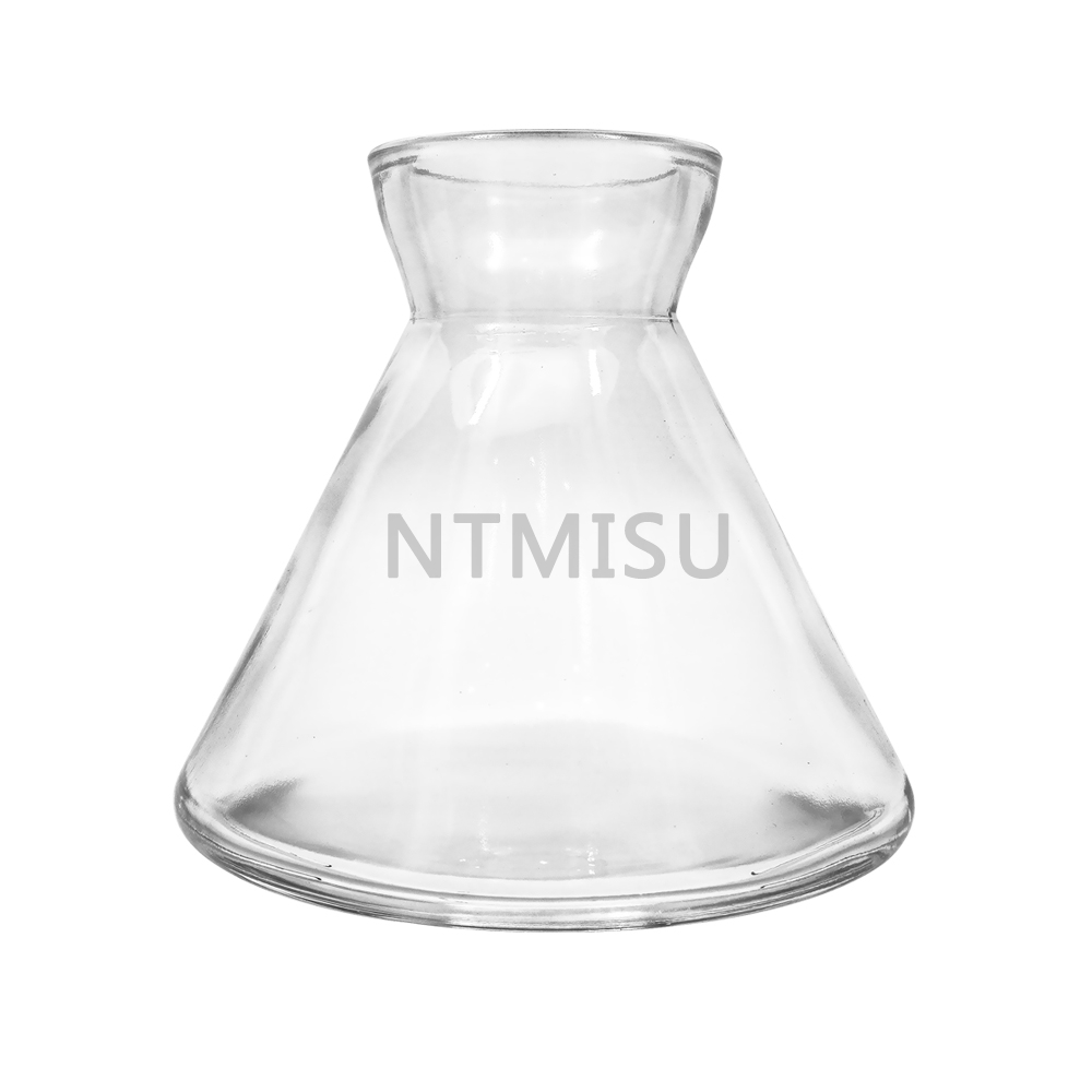 Factory Direct 210ml Empty Transparent Triangular Perfume Glass Bottle