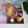 High End Eco Friendly Natural Dropper Bottle with Bamboo Shell