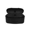 High Quality Black Oval Flip Top Cap for Cosmetic Bottle