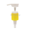 32 415 Yellow Ribbed Plastic Lotion Pump for Cosmetic Bottle