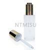 20 410 Shiny Gold Aluminum Press Type Dropper Glass Essential Oil Bottle Dropper