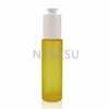 30ml Yellow Frosted Glass Bottle With White Locked Press Dropper
