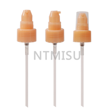 Pink Plastic Cosmetic Treatment Pump 24mm