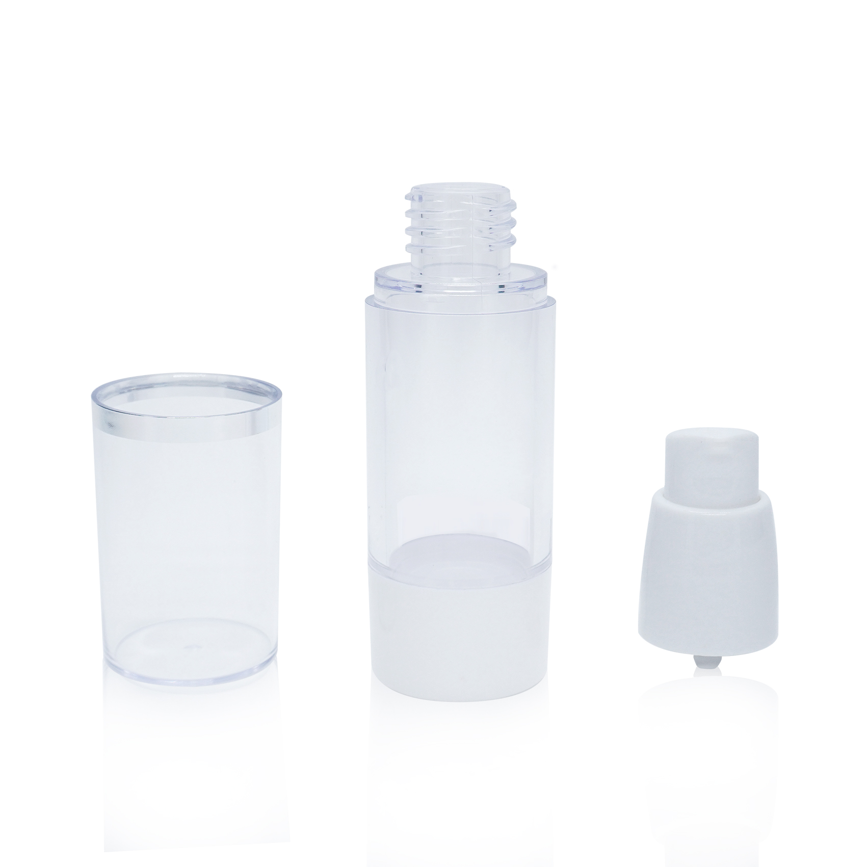 30ml Transparent Airless Bottle Treatment Pump Bottle