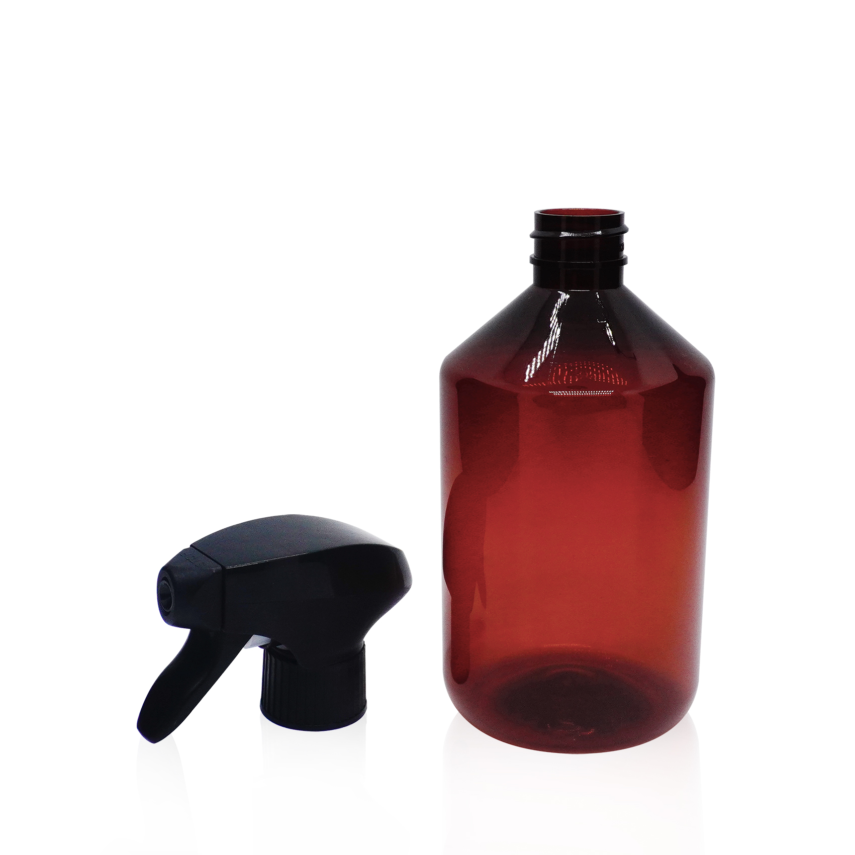 500ml Plastic Amber Trigger Sprayer Bottle