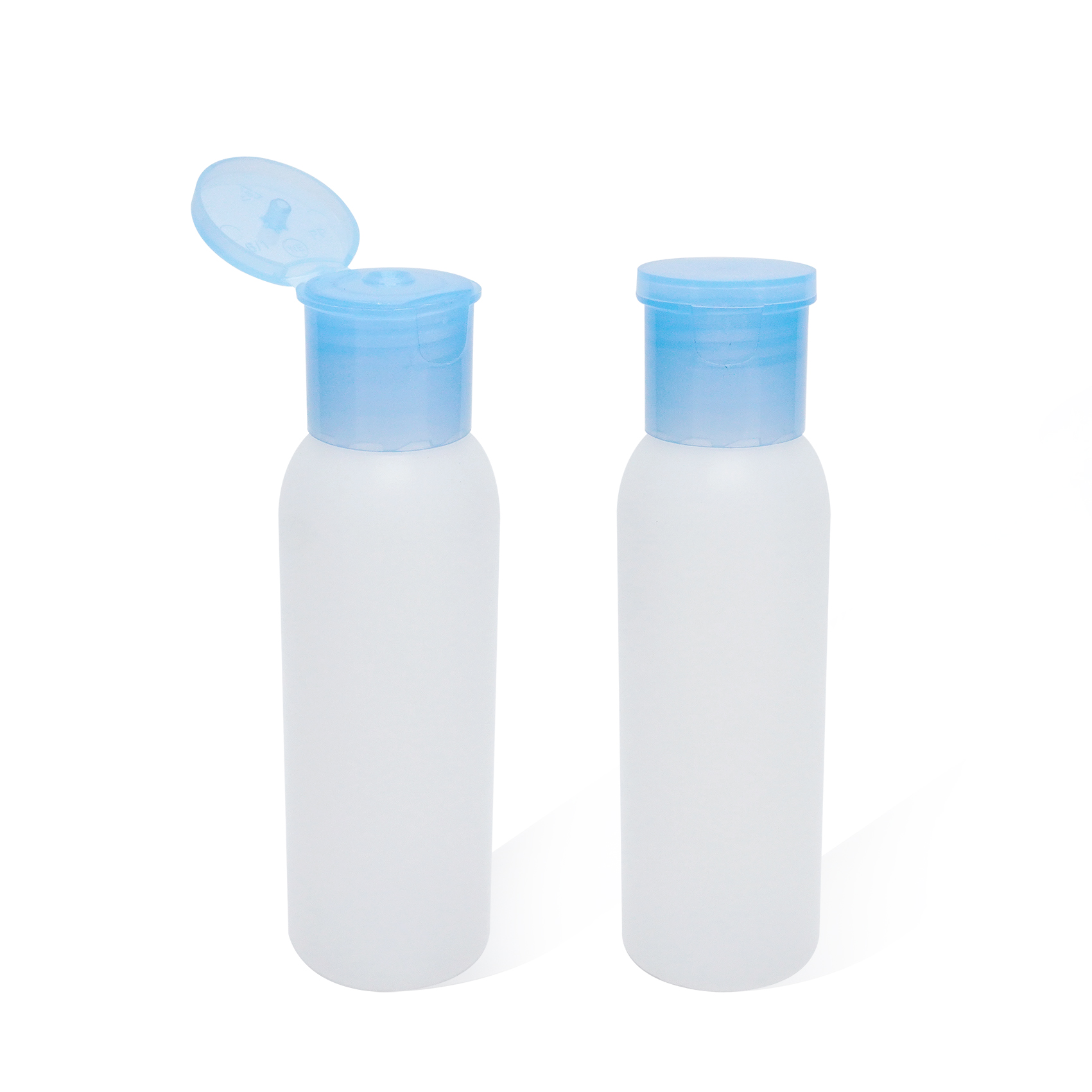 24mm Blue Plastic Flip Top Cap 