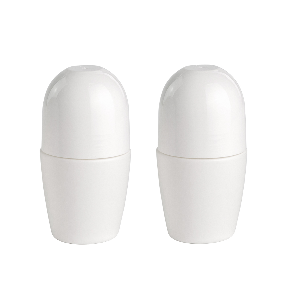50ml White Round Fat Ball Bottle with Lid