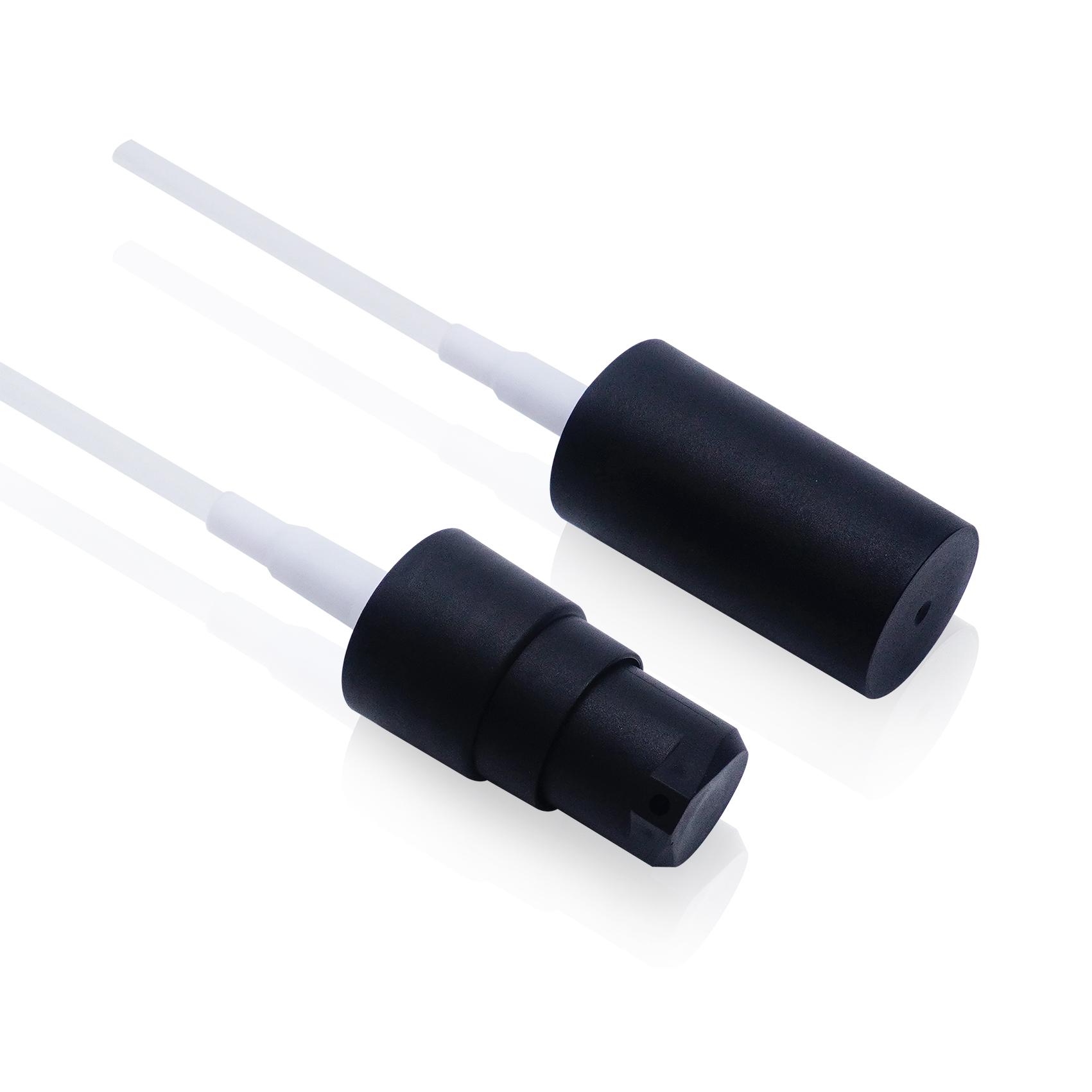 18 410 Matte Black Plastic Cream Pump