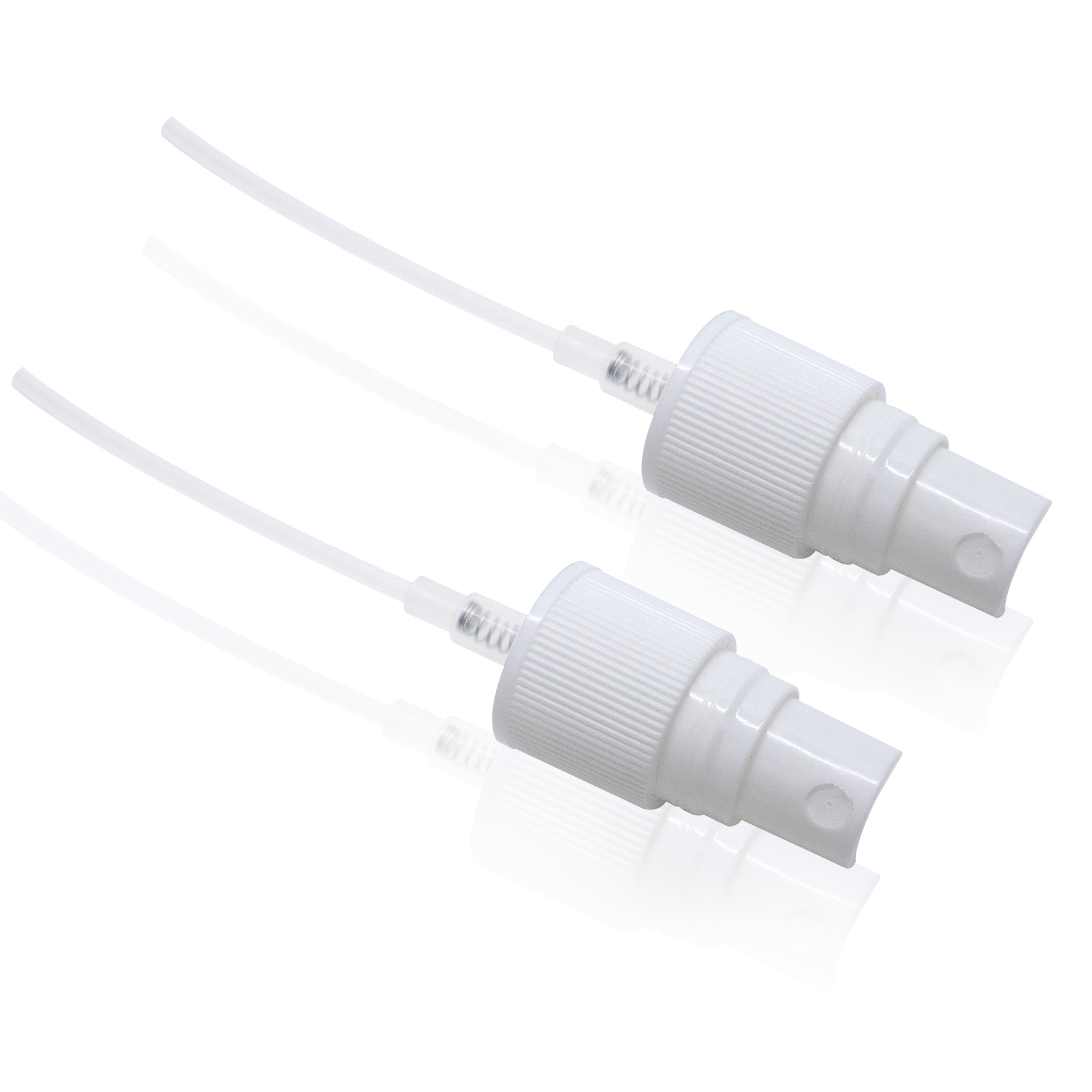 20 410 White Ribbed Fine Mist Sprayer