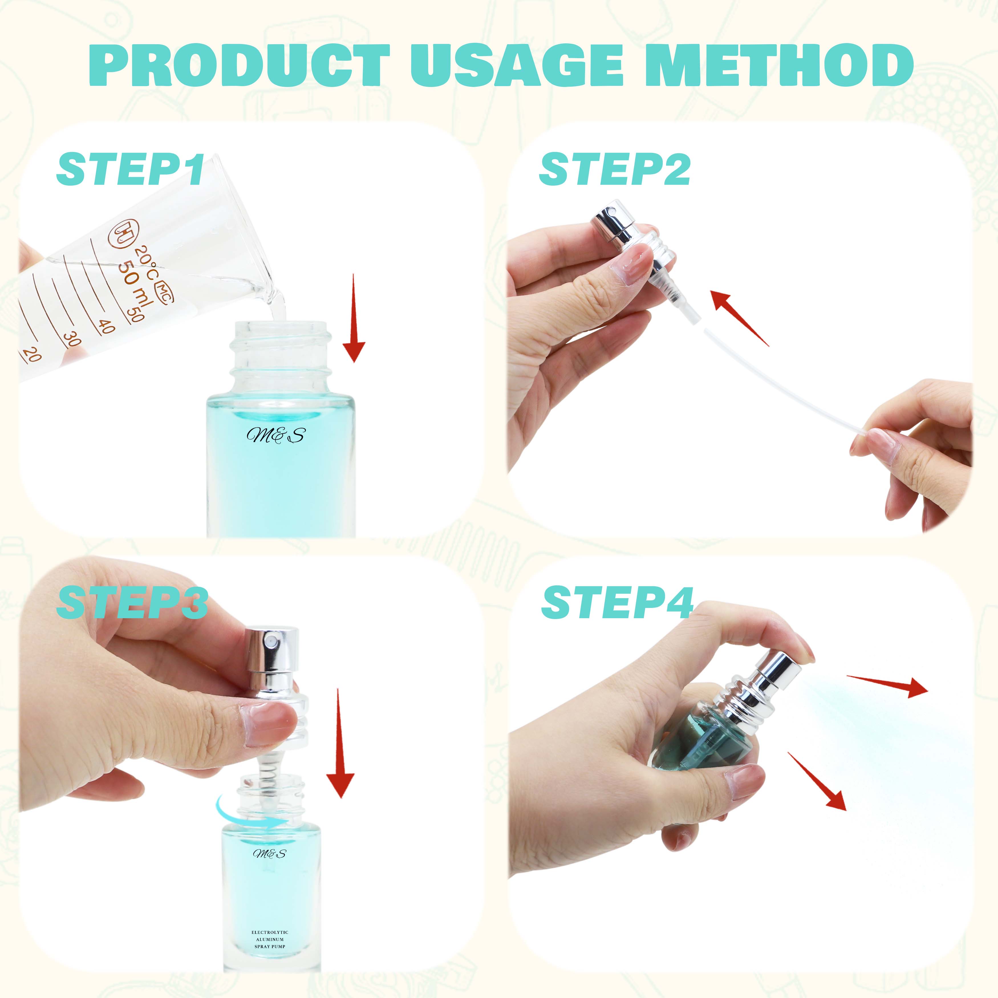 High Quality 18/410 Electrolytic Aluminum Fine Mist Spray Pump