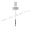24 410 White Plastic Dropper Marked with Scale