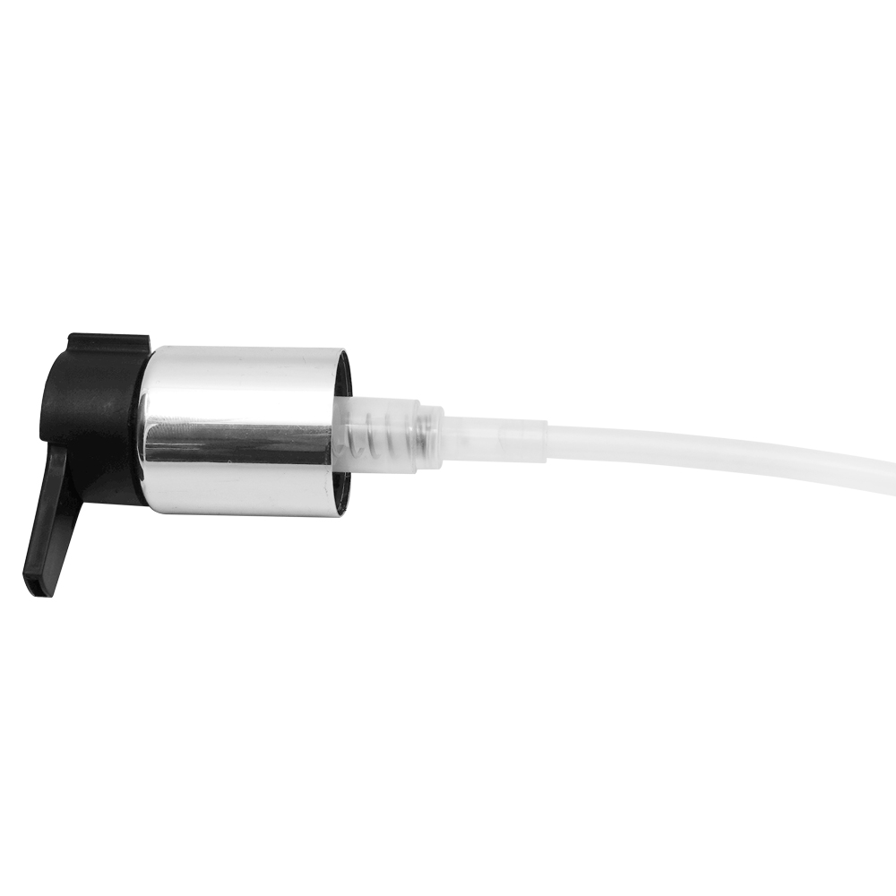 24 415 Aluminum Black Cream Pump for Cosmetic Packing