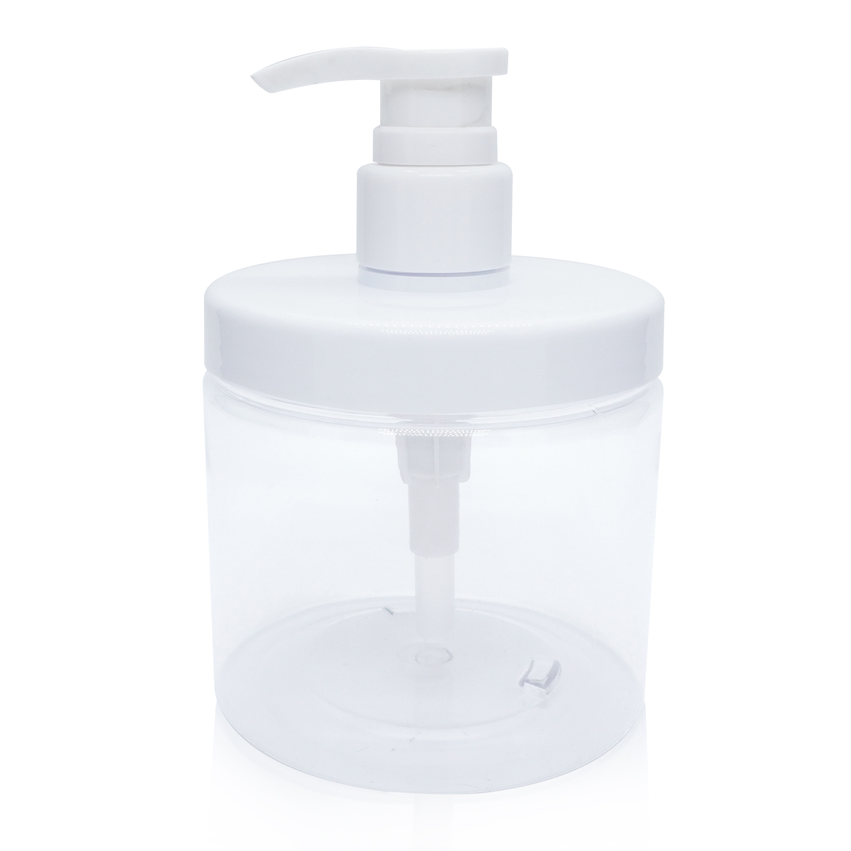 28mm Removable Lotion Pump with 500ml PET Plastic Bottle Cream Jar