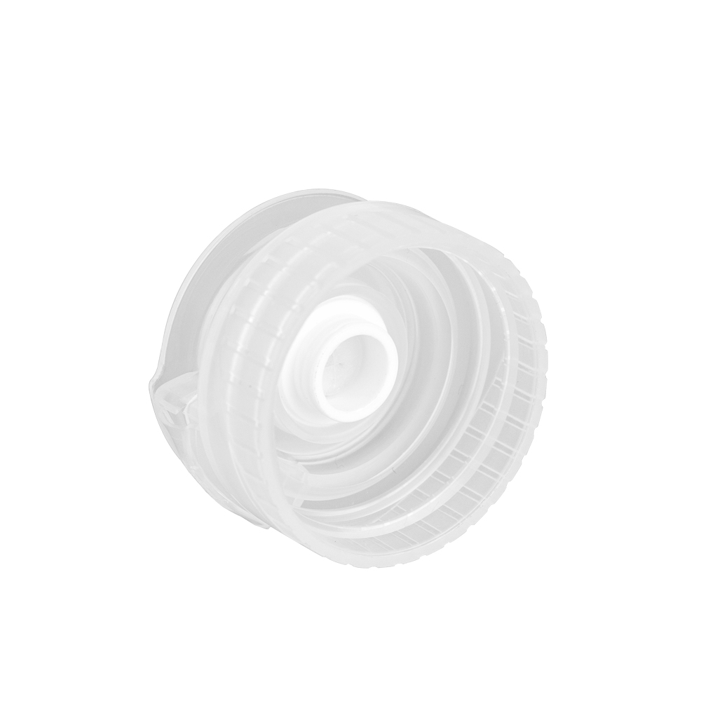 Factory Plastic Clear Flip Top Cap 28 400