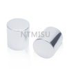 22 410 Aluminum Plastic Matte Silver Screw Cap Covers for Bottles