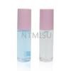 35ml transparent glass treatment bottle foundation bottle with treatment pump