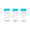 New Product 10ml Transparent Plastic PET Bottle With Blue Cap