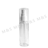 Fast Delivery 50ml Transparent Flat Shoulder Bottle With Fine Mist Sprayer
