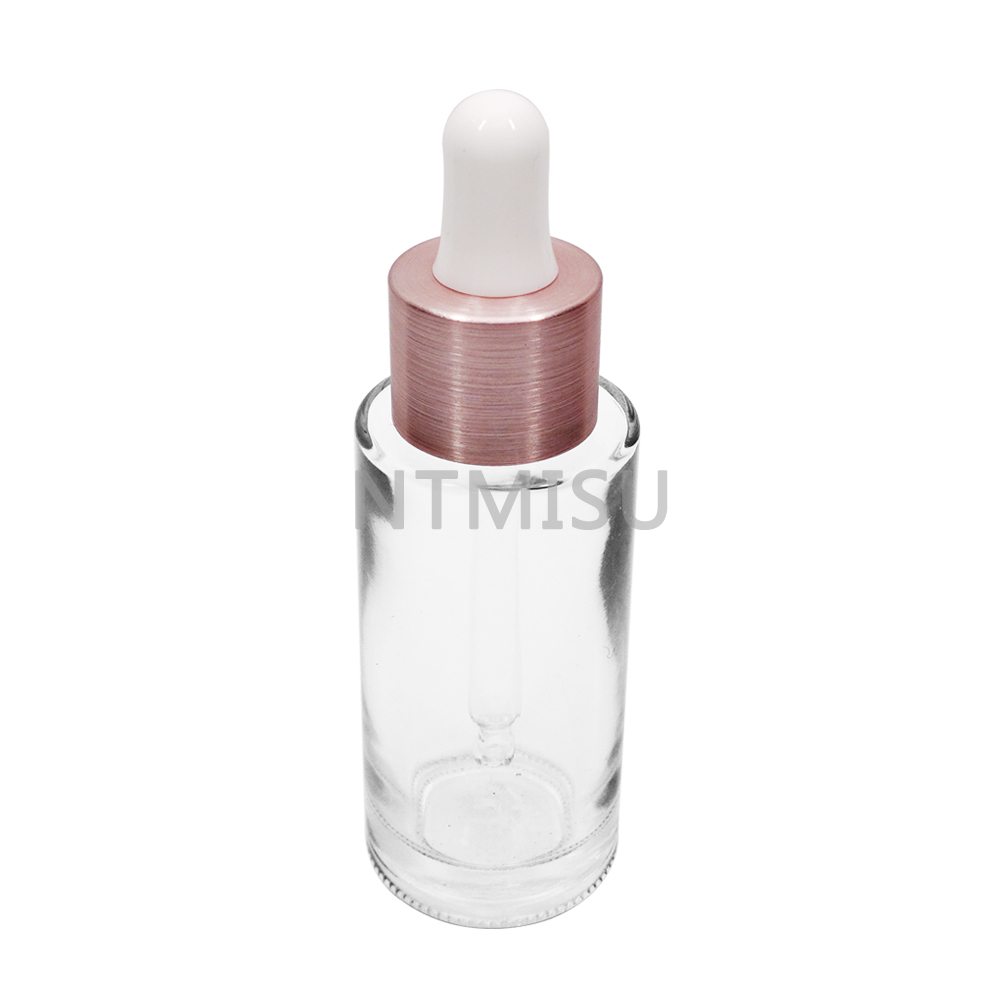 20 410 Aluminum Rose Gold Dropper for Essential Oil Bottle