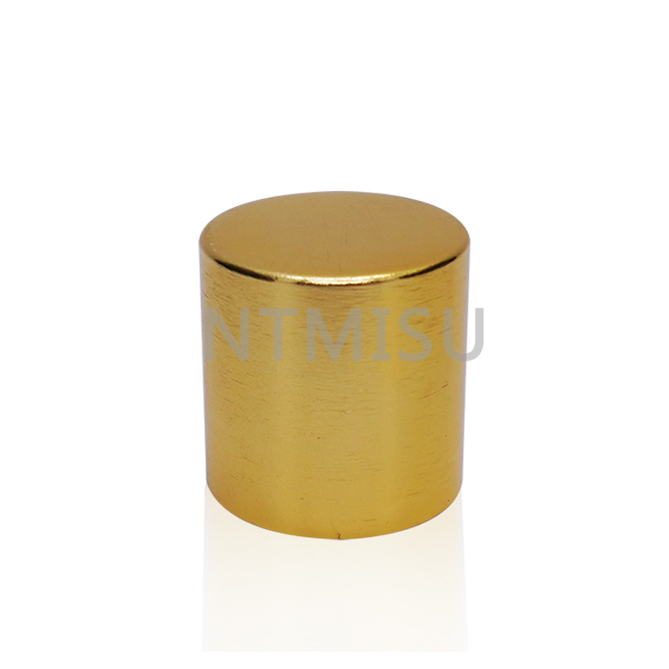 Metal Drawing Process 20 410 Aluminum Screw Cap for Cosmetic Packaging Bottles