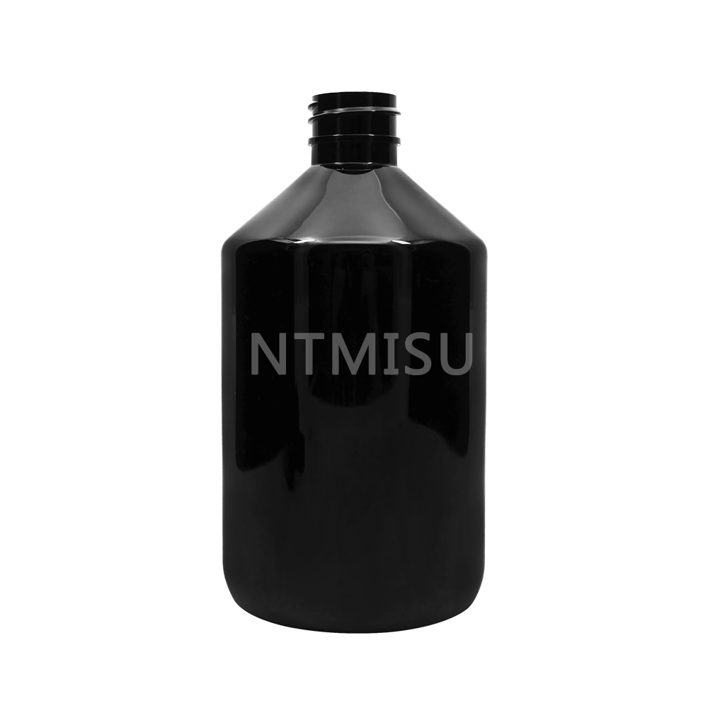 500ml Black Squat Plastic Bottle With Trigger Sprayer