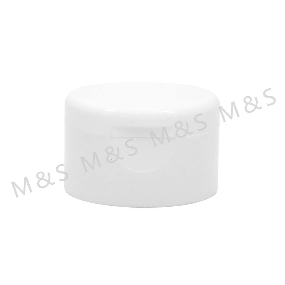 14mm White Plastic Double Wall Flip Top Cap for Bottle