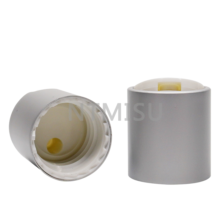 Professional Manufacture 20 410 Matte Silver Aluminum Screw Disc Top Cap