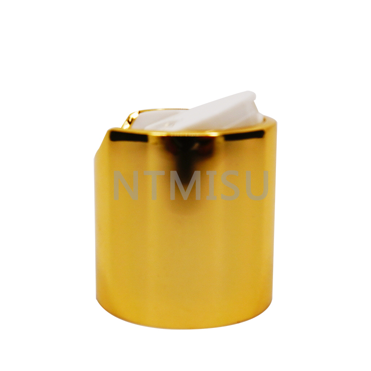 Luxury High Quality 24 410 Shiny Gold Aluminum Disc Top Cap
