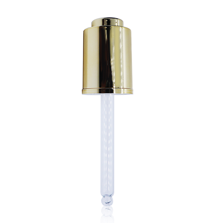 Aluminum Gold Push Button dropper
