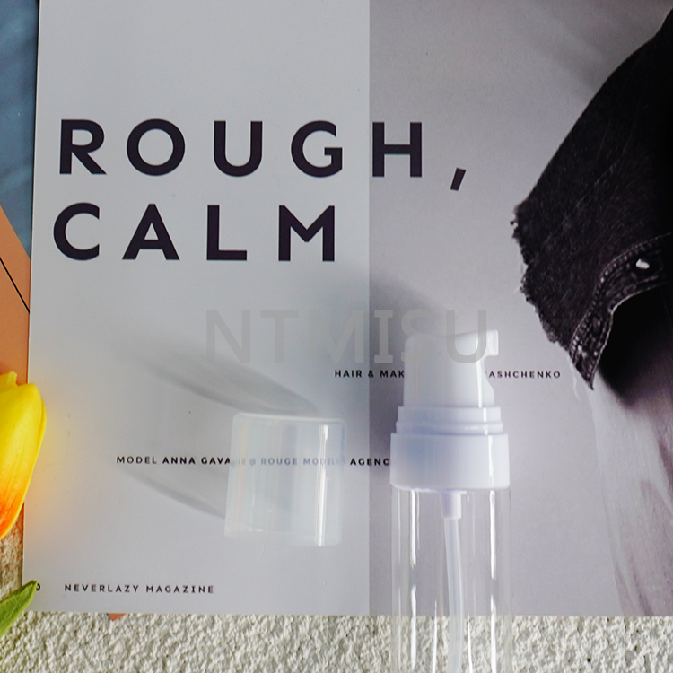 60 Ml Pure White Natural Plastic Fine Mist Sprayer Bottle Sets