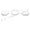 28mm 38mm White Screw Cap with Hole