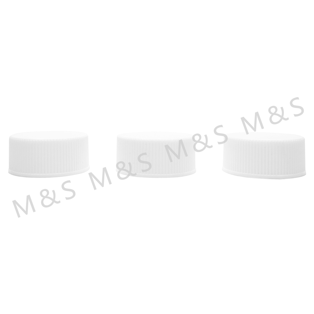 32mm White Plastic Threaded Top Cap