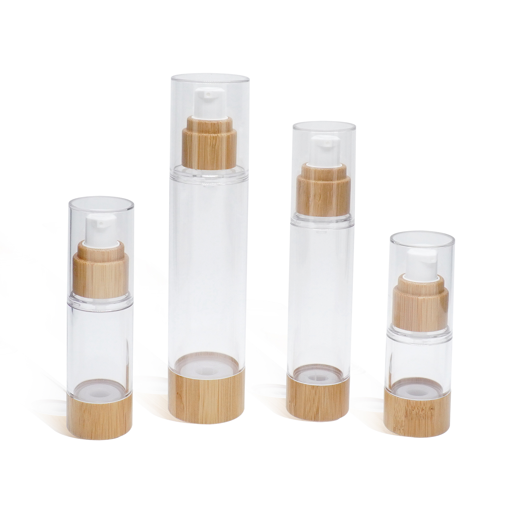15ml 30ml 50ml 100ml in Stock Cosmetic Bottle Bamboo Vacuum Bottle