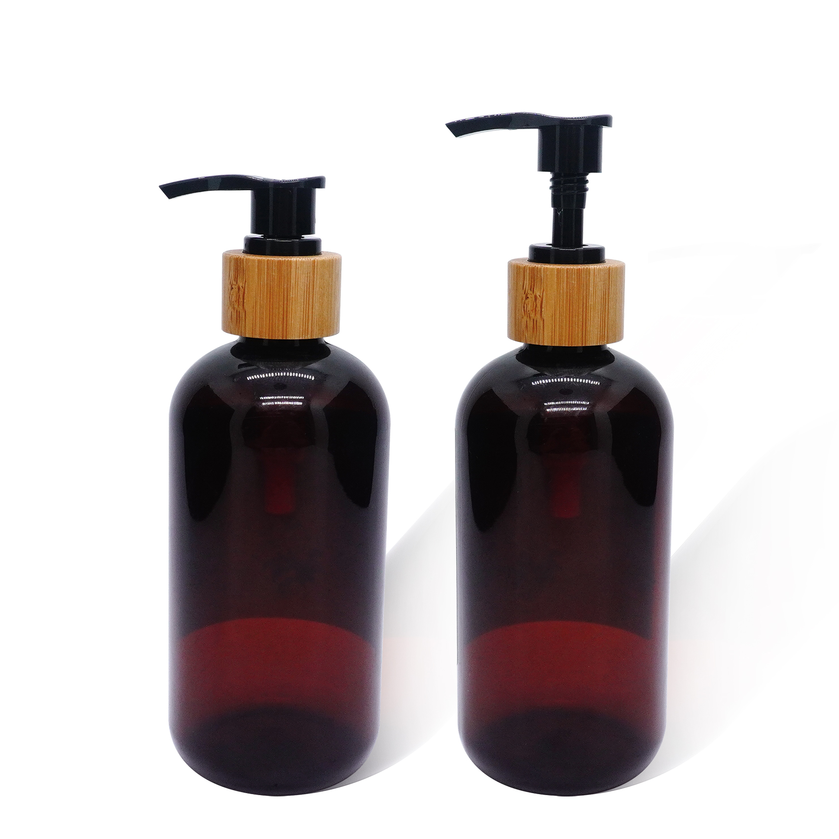 24mm Bamboo Black Lotion Pump