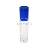 8ml Roller Ball Glass Bottle With Blue Cap For Screw Closure