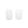 20 410 Clear Plastic Smooth Round Screw Disc Top Cap for Bottle