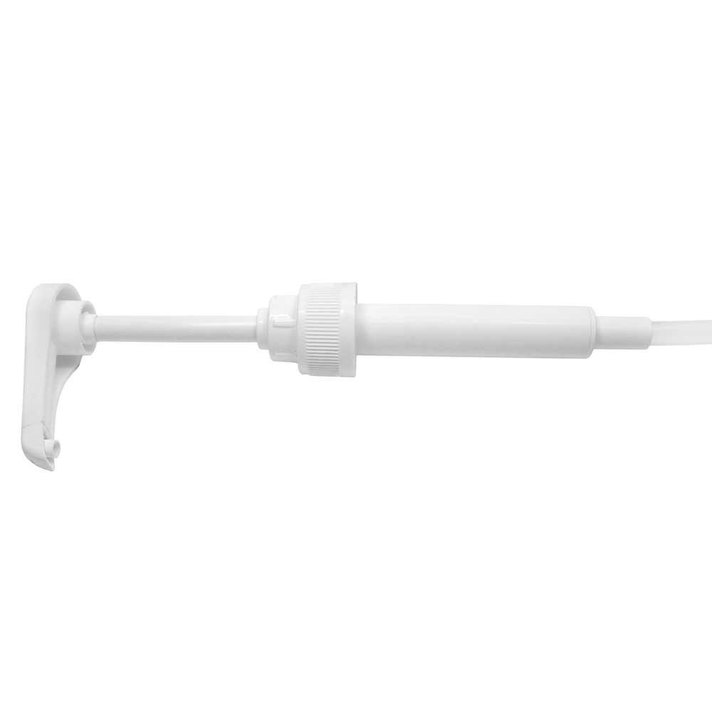 28 410 White plastic food grade syrup pump for chocolate dispensing