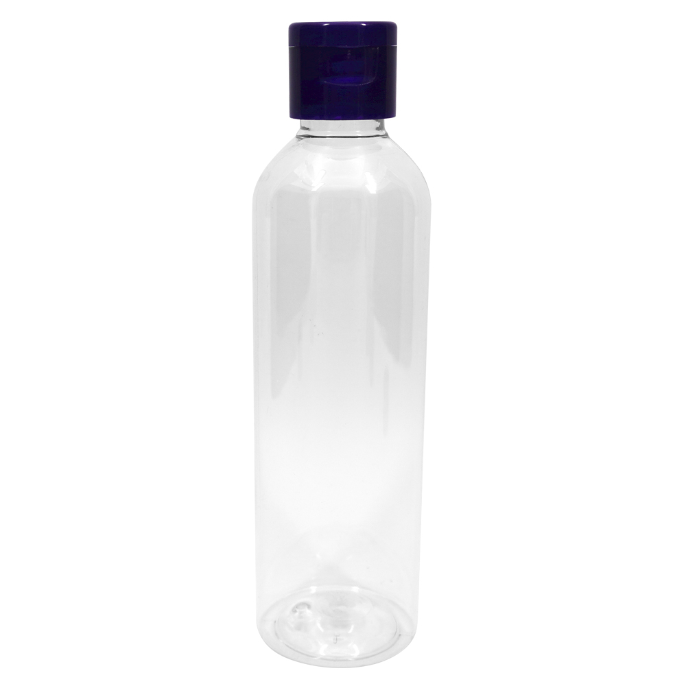 20mm Dark Blue Plastic Smooth Round Screw Flip Top Cap