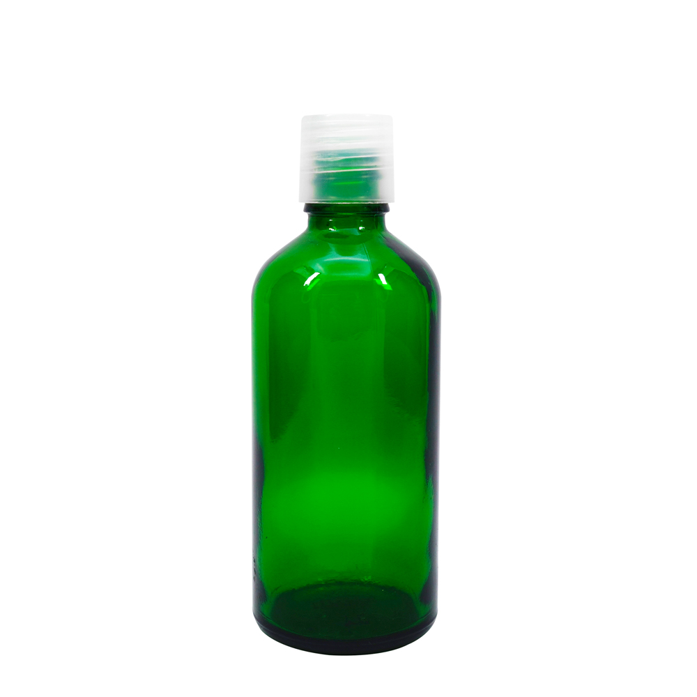 18mm Clear Plastic Smooth Screw Top Cap 