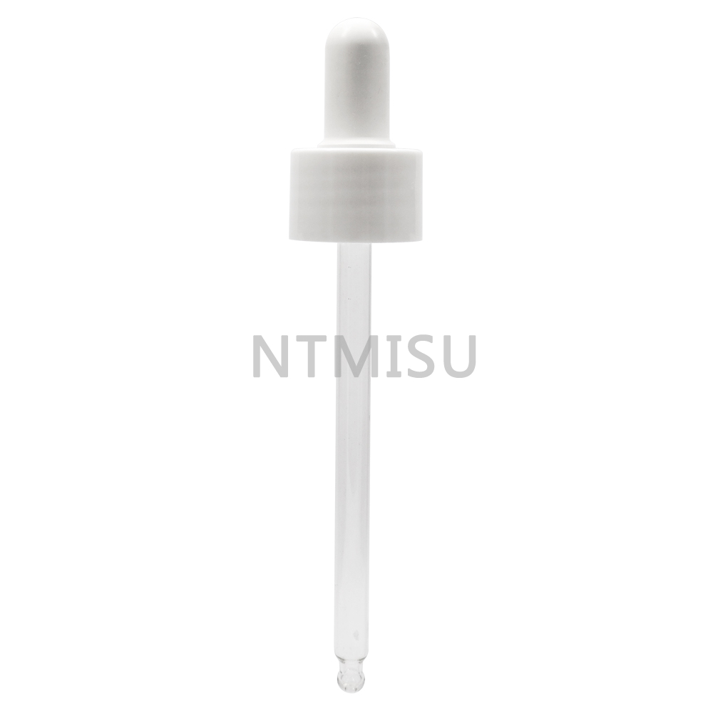 24mm White Plastic Dropper For Bottle