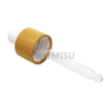 18 415 white plastic dropper with bamboo