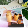 Environmentally Friendly 15ml 30ml Glass Essential Oil bottle with Full Bamboo Packaging
