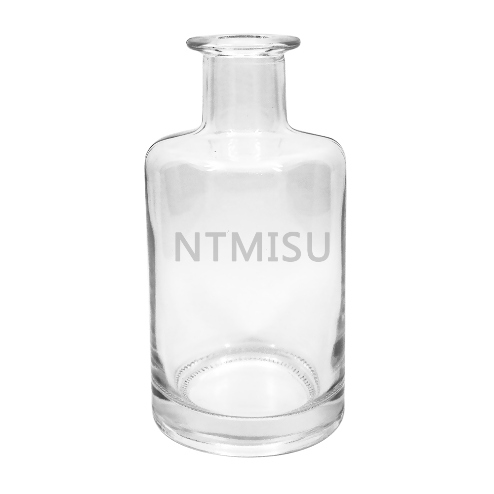 Factory Direct Transparent Large Volume Round 250ml Empty Perfume Glass Bottle