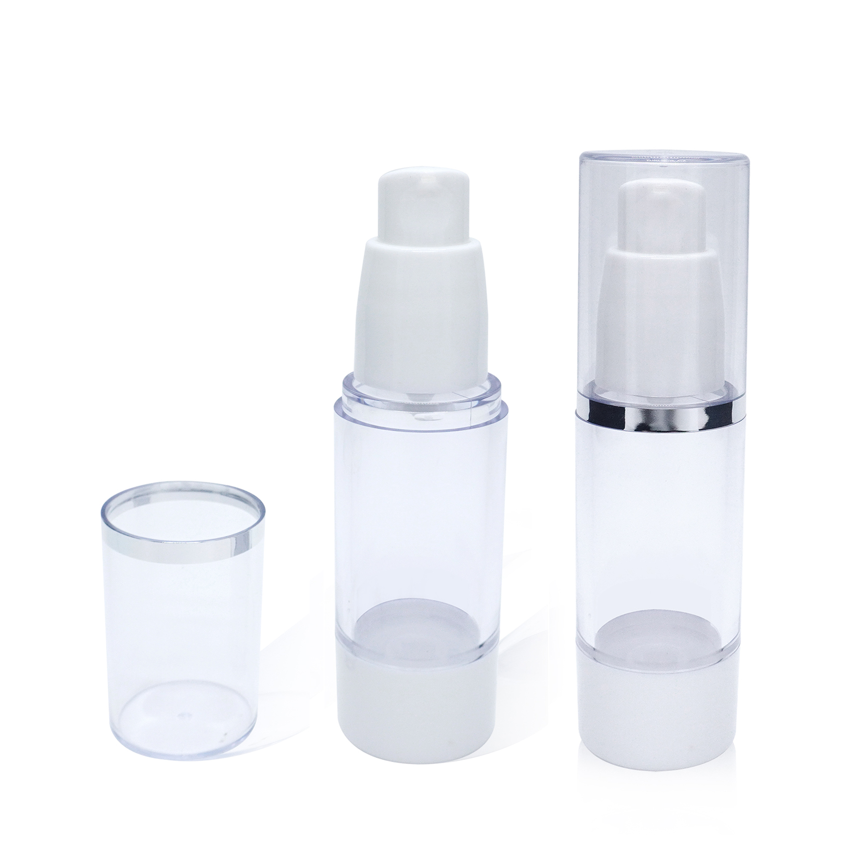 30ml Transparent Airless Bottle Treatment Pump Bottle
