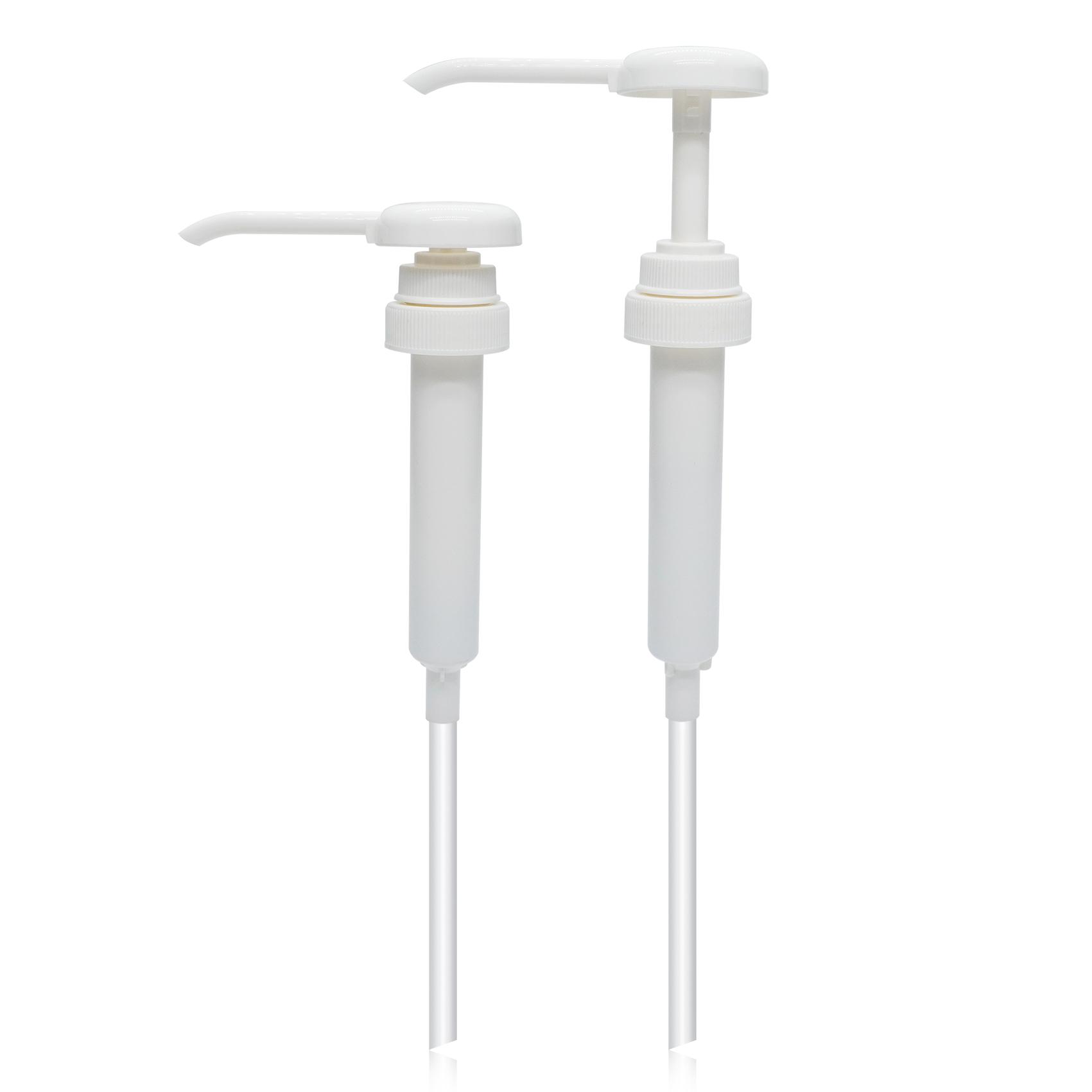 38 400 White Plastic Ribbed Gallon Pump