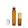 10ml Amber Glass Bottle Roll on Bottle with Aluminum Cap